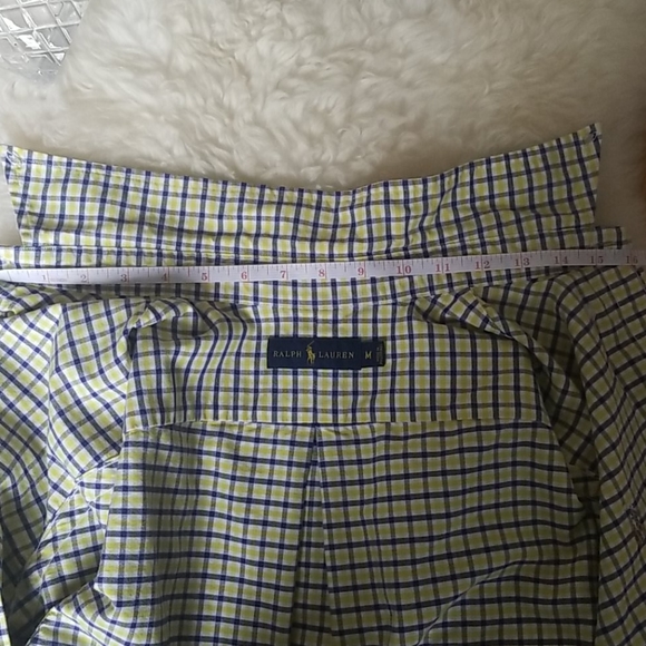 Button Down Collared Longsleeve Shirt, Plaid - Picture 6 of 6